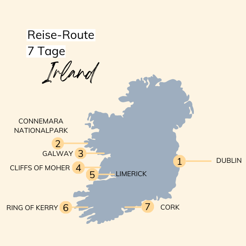 irland roadtrip 7 tage route